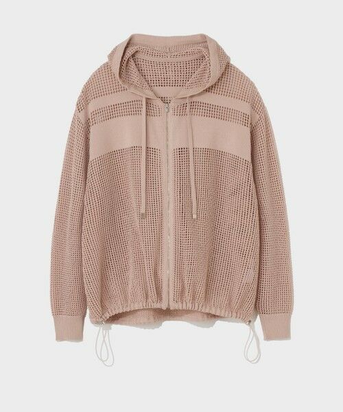 GRACE CONTINENTAL / グレースコンチネンタル パーカー | ボーダーメッシュフーディ | 詳細12