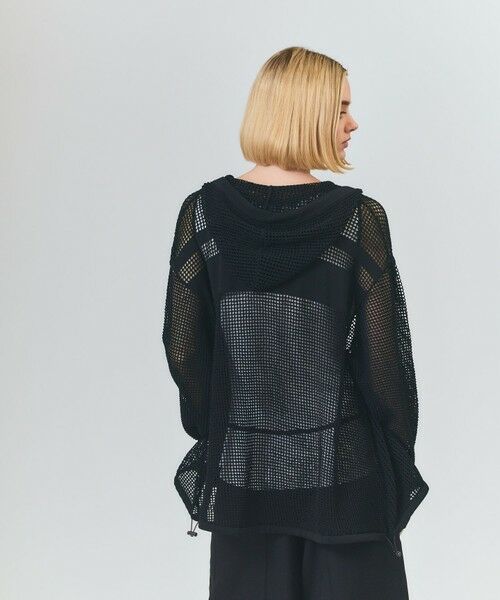 GRACE CONTINENTAL / グレースコンチネンタル パーカー | ボーダーメッシュフーディ | 詳細17