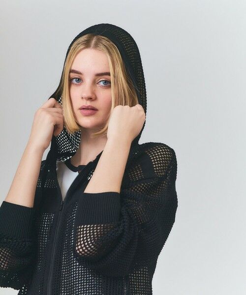 GRACE CONTINENTAL / グレースコンチネンタル パーカー | ボーダーメッシュフーディ | 詳細19