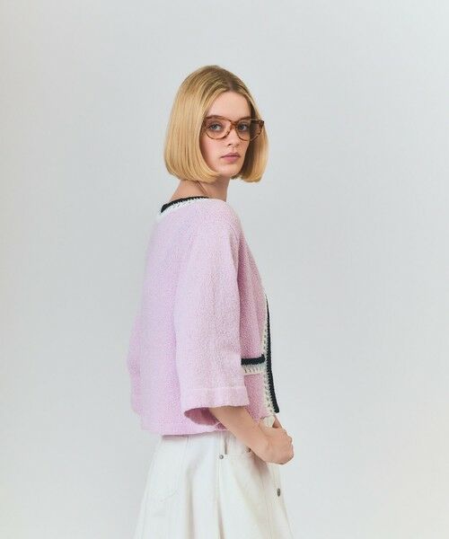 GRACE CONTINENTAL / グレースコンチネンタル カーディガン・ボレロ | ツイーディーニットカーディガン | 詳細8