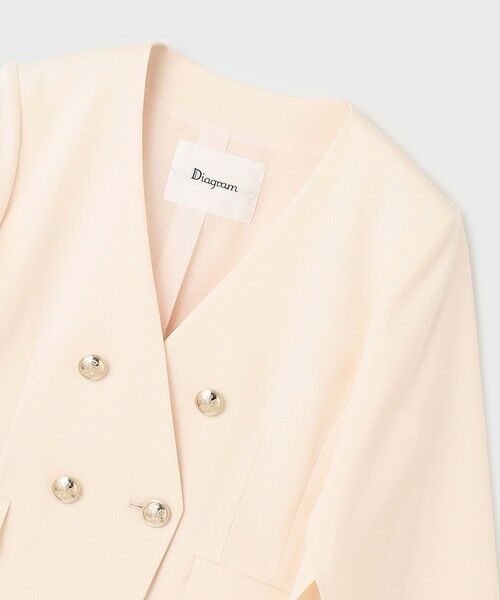 GRACE CONTINENTAL / グレースコンチネンタル ノーカラージャケット | ラップスリーブジャケット | 詳細12