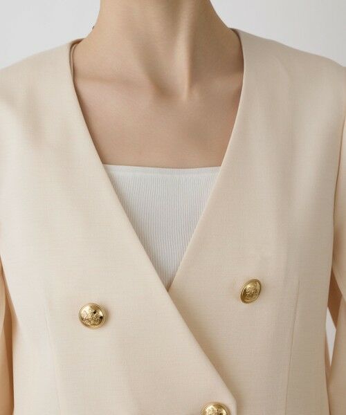 GRACE CONTINENTAL / グレースコンチネンタル ノーカラージャケット | ラップスリーブジャケット | 詳細3