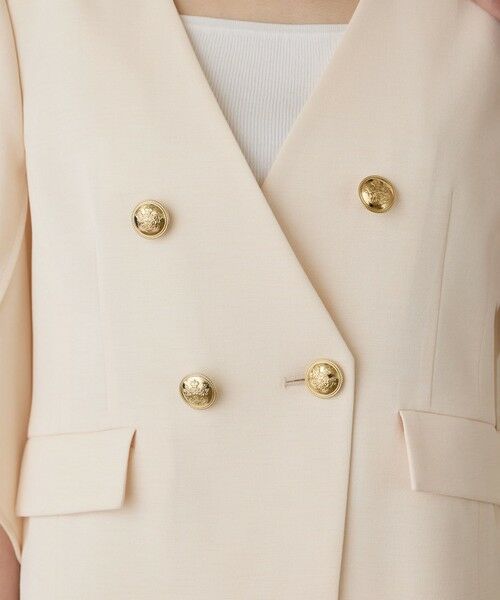 GRACE CONTINENTAL / グレースコンチネンタル ノーカラージャケット | ラップスリーブジャケット | 詳細4