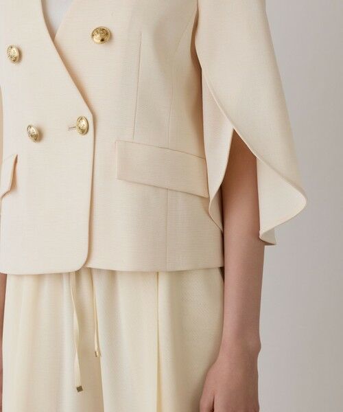 GRACE CONTINENTAL / グレースコンチネンタル ノーカラージャケット | ラップスリーブジャケット | 詳細5