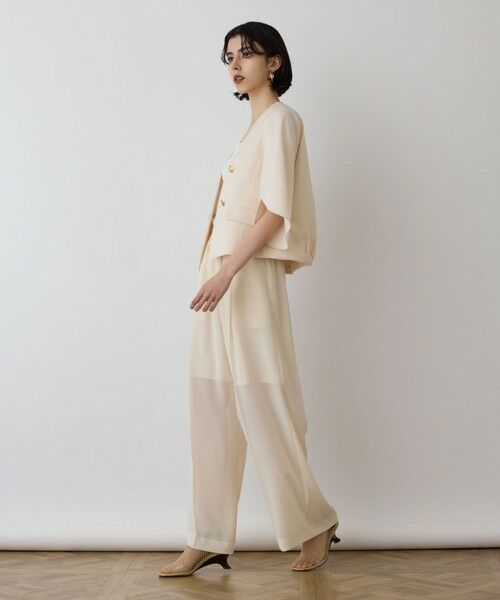 GRACE CONTINENTAL / グレースコンチネンタル ノーカラージャケット | ラップスリーブジャケット | 詳細8