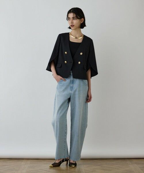 GRACE CONTINENTAL / グレースコンチネンタル ノーカラージャケット | ラップスリーブジャケット | 詳細13