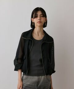 GRACE CONTINENTAL / グレースコンチネンタル ブルゾン | ブライトメッシュブルゾン