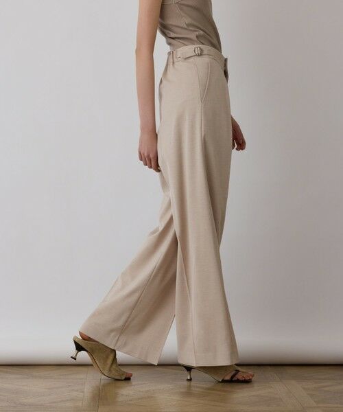 GRACE CONTINENTAL / グレースコンチネンタル その他パンツ | スラブストレッチタックパンツ | 詳細5