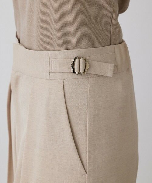 GRACE CONTINENTAL / グレースコンチネンタル その他パンツ | スラブストレッチタックパンツ | 詳細6