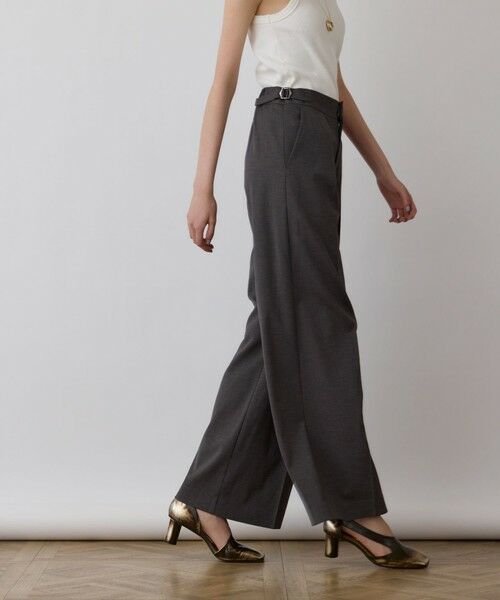 GRACE CONTINENTAL / グレースコンチネンタル その他パンツ | スラブストレッチタックパンツ | 詳細12