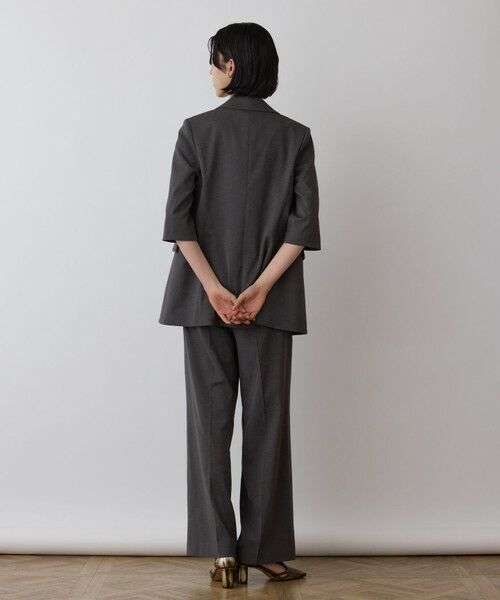 GRACE CONTINENTAL / グレースコンチネンタル その他パンツ | スラブストレッチタックパンツ | 詳細15