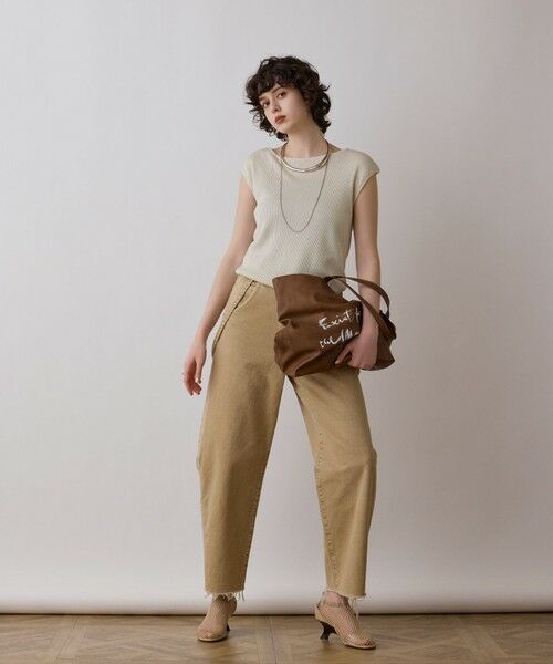 GRACE CONTINENTAL / グレースコンチネンタル デニムパンツ | サス付zipデニムパンツ | 詳細4