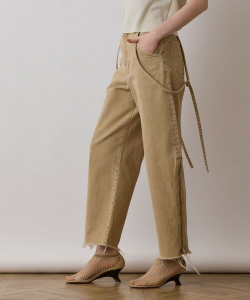 GRACE CONTINENTAL / グレースコンチネンタル デニムパンツ | サス付zipデニムパンツ | 詳細1