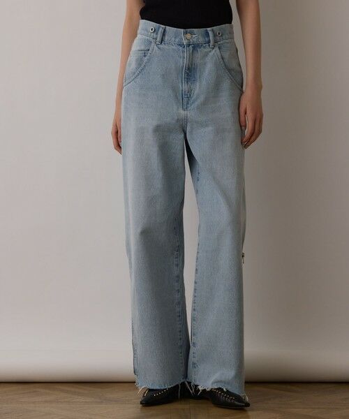 GRACE CONTINENTAL / グレースコンチネンタル デニムパンツ | サス付zipデニムパンツ | 詳細15