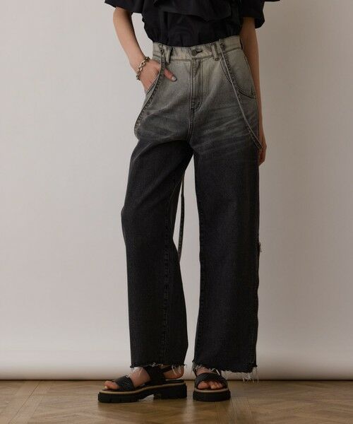 GRACE CONTINENTAL / グレースコンチネンタル デニムパンツ | サス付zipデニムパンツ | 詳細24