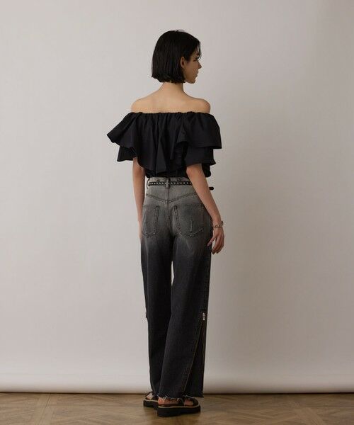 GRACE CONTINENTAL / グレースコンチネンタル デニムパンツ | サス付zipデニムパンツ | 詳細28