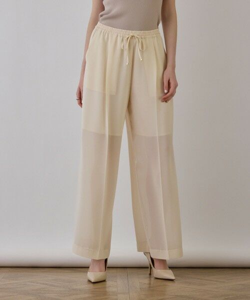 GRACE CONTINENTAL / グレースコンチネンタル その他パンツ | ソフトファイユパンツ | 詳細4