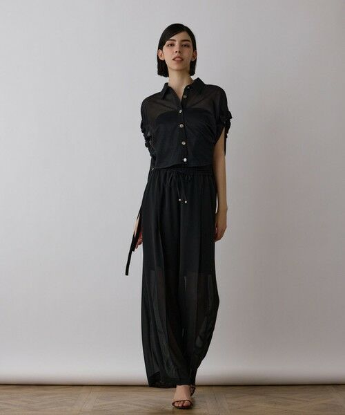 GRACE CONTINENTAL / グレースコンチネンタル その他パンツ | ソフトファイユパンツ | 詳細14