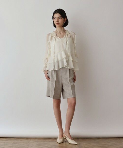 GRACE CONTINENTAL / グレースコンチネンタル その他パンツ | ストライプショートパンツ | 詳細1