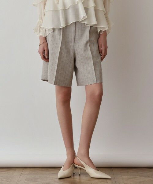 GRACE CONTINENTAL / グレースコンチネンタル その他パンツ | ストライプショートパンツ | 詳細3