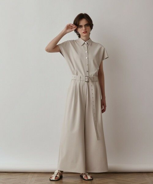 サロペット・オーバーオール・オールインワン dolce. grace allinone/white ワイドサロペット / GRACE CONTINENTAL | GRACE CONTINENTAL