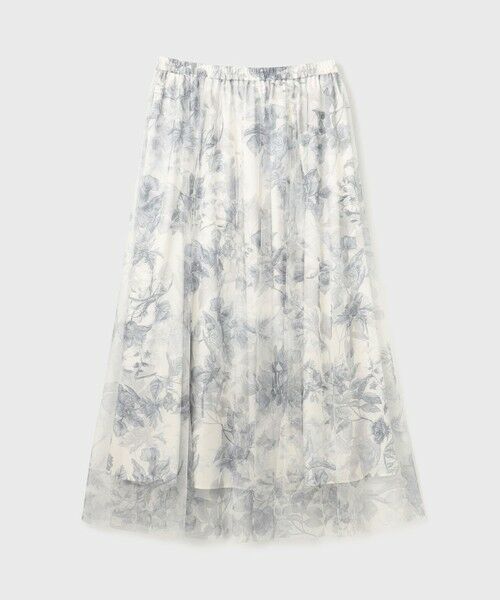 GRACE CONTINENTAL / グレースコンチネンタル ロング・マキシ丈スカート | シャドーフラワープリントスカート | 詳細19