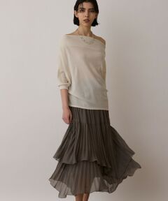 GRACE CONTINENTAL / グレースコンチネンタル ロング・マキシ丈スカート | イレギュラープリーツスカート