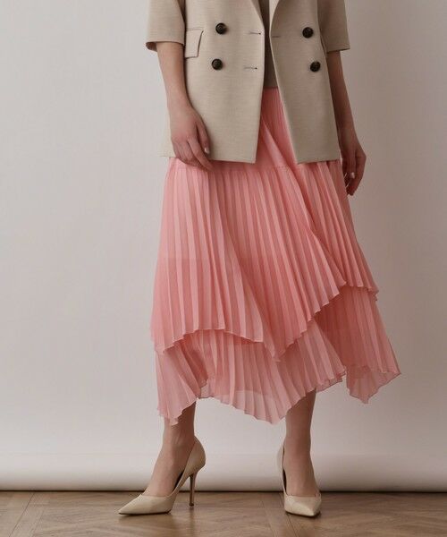 GRACE CONTINENTAL / グレースコンチネンタル ロング・マキシ丈スカート | イレギュラープリーツスカート | 詳細3