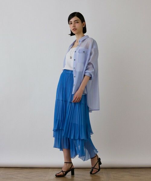 GRACE CONTINENTAL / グレースコンチネンタル ロング・マキシ丈スカート | イレギュラープリーツスカート | 詳細12