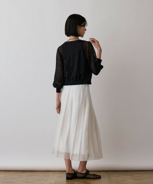 GRACE CONTINENTAL / グレースコンチネンタル ロング・マキシ丈スカート | マットシアープリーツスカート | 詳細7