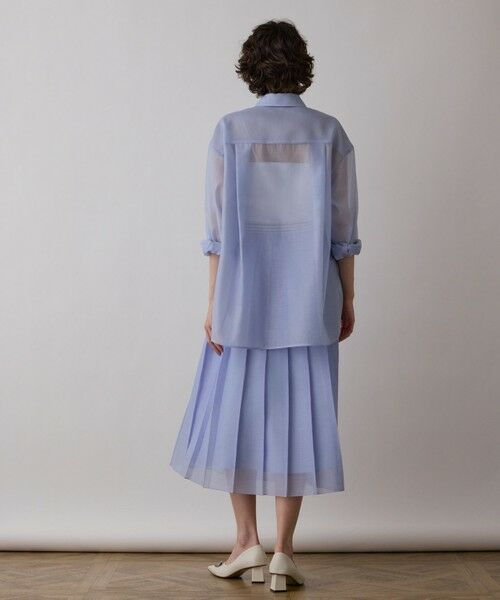 GRACE CONTINENTAL / グレースコンチネンタル ロング・マキシ丈スカート | マットシアープリーツスカート | 詳細9