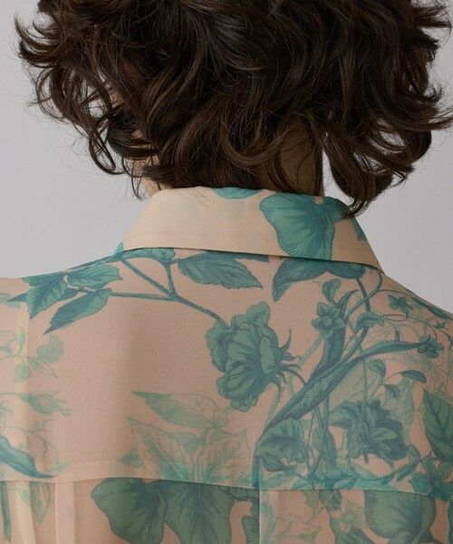 GRACE CONTINENTAL / グレースコンチネンタル ロング・マキシ丈ワンピース | シャドーフラワープリントワンピース | 詳細15