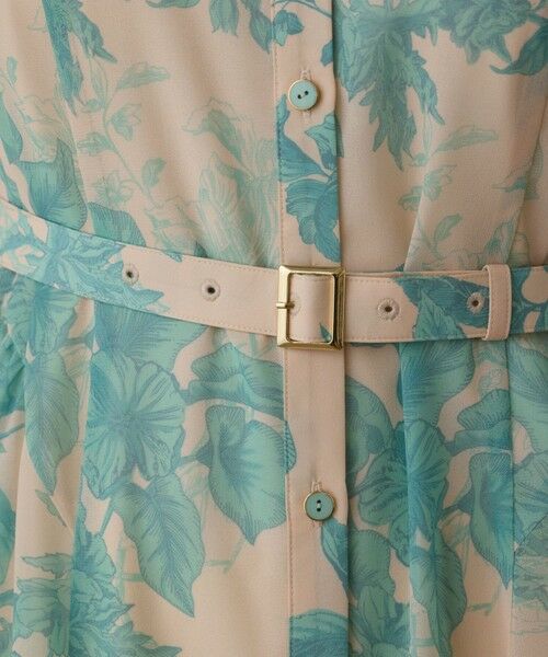 GRACE CONTINENTAL / グレースコンチネンタル ロング・マキシ丈ワンピース | シャドーフラワープリントワンピース | 詳細16