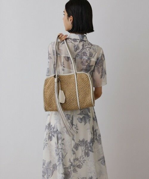 GRACE CONTINENTAL / グレースコンチネンタル ロング・マキシ丈ワンピース | シャドーフラワープリントワンピース | 詳細23
