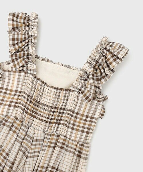 GRACE CONTINENTAL / グレースコンチネンタル ロング・マキシ丈ワンピース | チェックサッカーワンピース | 詳細14