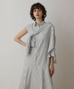 GRACE CONTINENTAL / グレースコンチネンタル ロング・マキシ丈ワンピース | ストライプシャツワンピース
