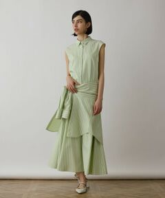 GRACE CONTINENTAL / グレースコンチネンタル ロング・マキシ丈ワンピース | ストライプシャツワンピース