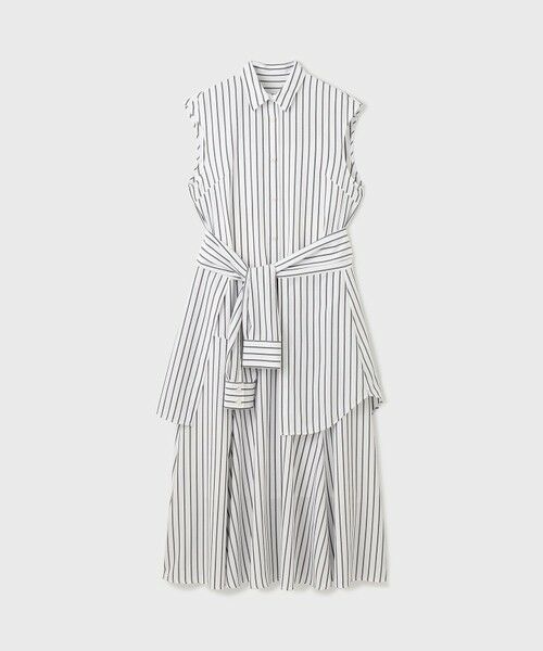 GRACE CONTINENTAL / グレースコンチネンタル ロング・マキシ丈ワンピース | ストライプシャツワンピース | 詳細19