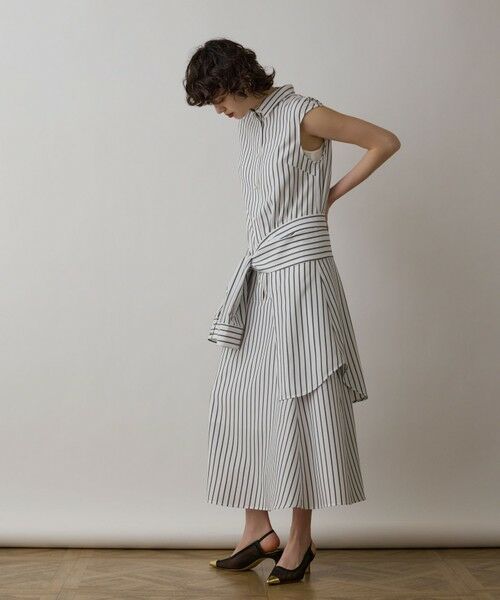 GRACE CONTINENTAL / グレースコンチネンタル ロング・マキシ丈ワンピース | ストライプシャツワンピース | 詳細3
