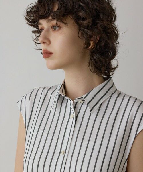 GRACE CONTINENTAL / グレースコンチネンタル ロング・マキシ丈ワンピース | ストライプシャツワンピース | 詳細6