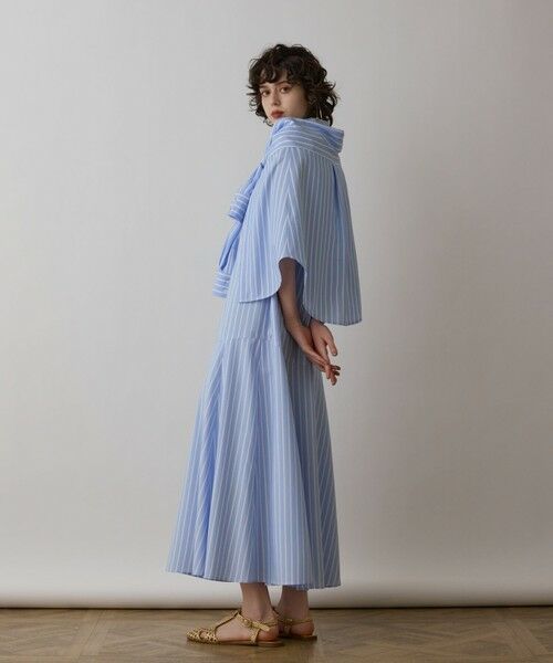 GRACE CONTINENTAL / グレースコンチネンタル ロング・マキシ丈ワンピース | ストライプシャツワンピース | 詳細23