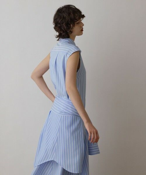 GRACE CONTINENTAL / グレースコンチネンタル ロング・マキシ丈ワンピース | ストライプシャツワンピース | 詳細26