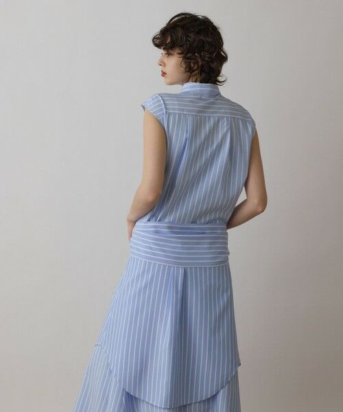 GRACE CONTINENTAL / グレースコンチネンタル ロング・マキシ丈ワンピース | ストライプシャツワンピース | 詳細27