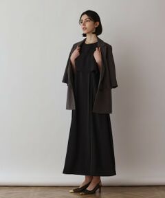 GRACE CONTINENTAL / グレースコンチネンタル ロング・マキシ丈ワンピース | サテンレイヤードワンピース