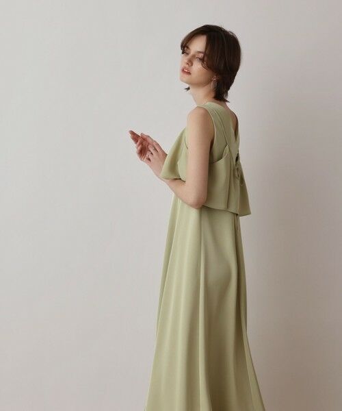 GRACE CONTINENTAL/デコルテラインワンピース　サテンドレス GRACE CONTINENTAL - 【値段交渉OK】グレースコンチネンタル