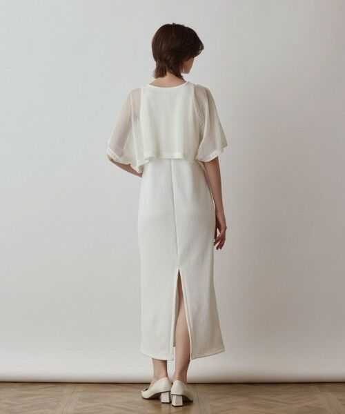 GRACE CONTINENTAL / グレースコンチネンタル ロング・マキシ丈ワンピース | メッシュレイヤードワンピース | 詳細1