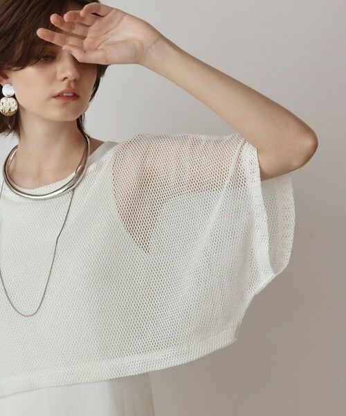 GRACE CONTINENTAL / グレースコンチネンタル ロング・マキシ丈ワンピース | メッシュレイヤードワンピース | 詳細7