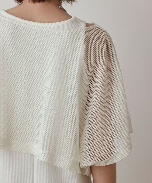 GRACE CONTINENTAL / グレースコンチネンタル ロング・マキシ丈ワンピース | メッシュレイヤードワンピース | 詳細8