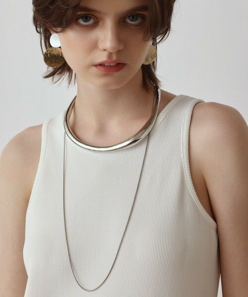 GRACE CONTINENTAL / グレースコンチネンタル ロング・マキシ丈ワンピース | メッシュレイヤードワンピース | 詳細12