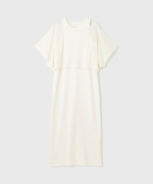 GRACE CONTINENTAL / グレースコンチネンタル ロング・マキシ丈ワンピース | メッシュレイヤードワンピース | 詳細15